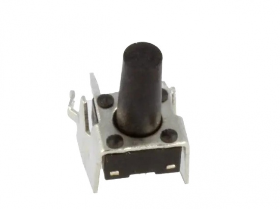 Microswitch drukknop (maakcontact) 6x6x11mm vertikaal